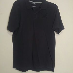 Short Sleeve Black Polo